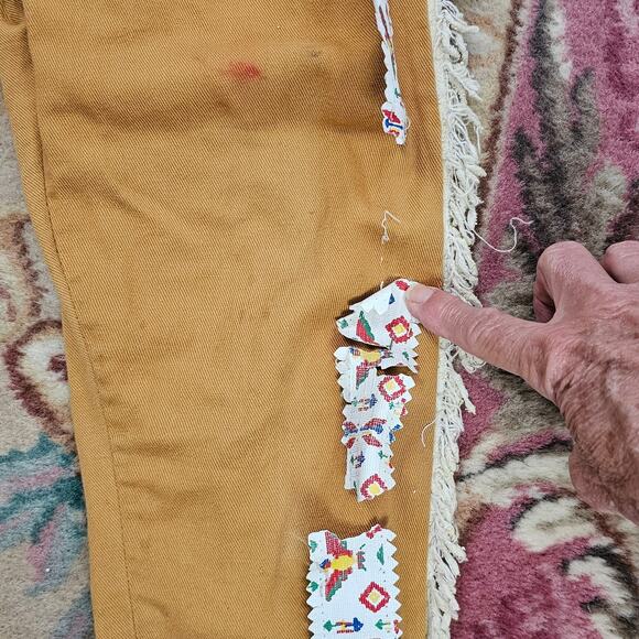 VTG Montgomery Ward's 1950s child's Native American costume size 6/7 sold as is - Picture 10 of 10